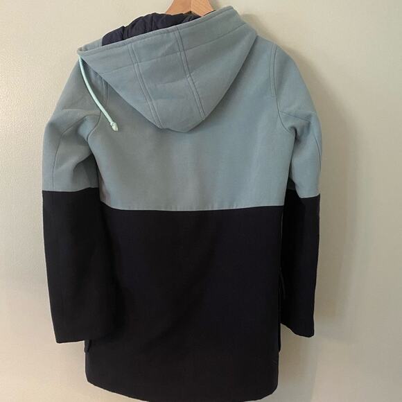 Authentic Cube Sugar RARE Toggle Blue Pea Coat Jacket - Picture 6 of 9